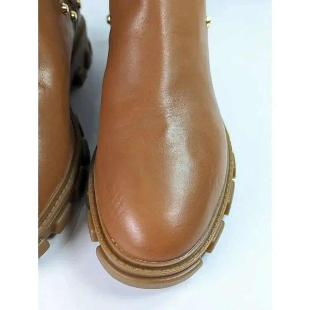 Michael Kors Women's Ridley Studded Lug-Sole Chelsea Booties Size 9 (MSRP $225) - Picture 6 of 12